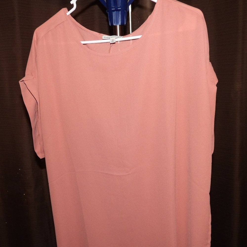 Zenana Outfitters Cuff Sleeve Blouse